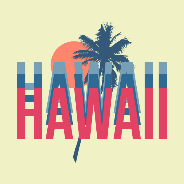 Hawaii Beach by Rebel Merch