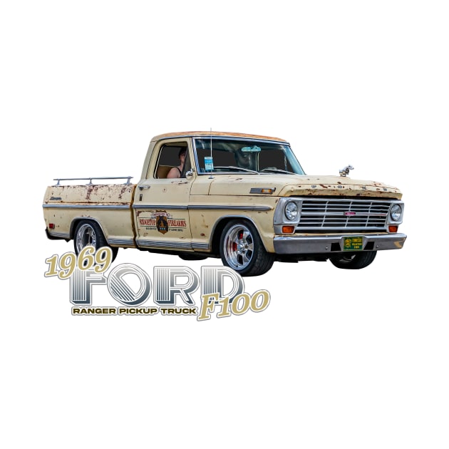 Old 1969 Ford F100 Ranger Pickup Truck by Gestalt Imagery