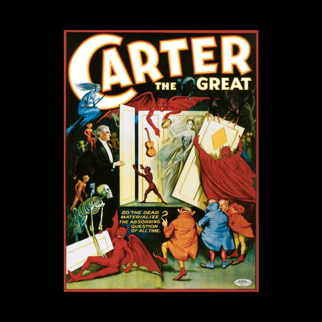 Vintage Magic Poster Art, Carter the Great by MasterpieceCafe