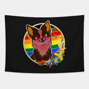 Philadelphia Pride corgi Tapestry