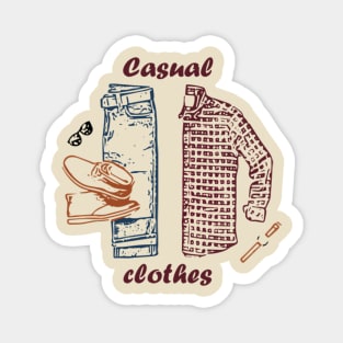 Casual Clothes Magnet