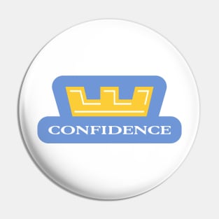 Crowning Confidence Pin