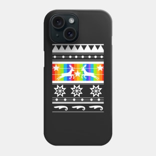 Red Rainbow Christmas Season Phone Case