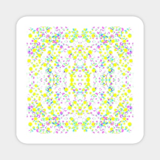 Abstract Repeating Blobs Of Color Magnet