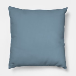 Grey Blue Plain Solid Color Pillow