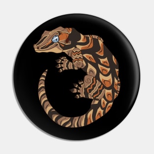 Blotched Gargoyle Gecko Pin