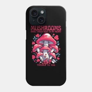 Mushroom Valentine gift for Lovers Phone Case