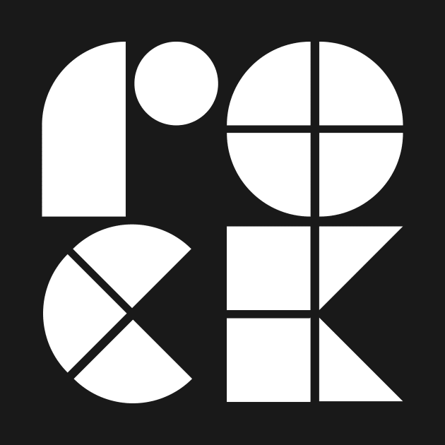 rock geometric logo by lkn