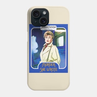 Jessica Fletcher Trading Card ))(( Murder She Wrote Fan Art Phone Case