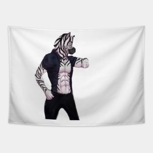 DADDY ZEBRA Tapestry