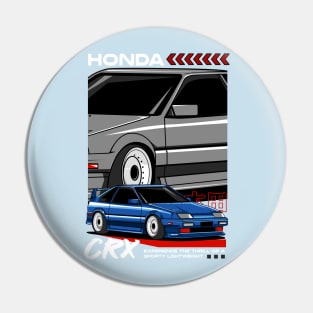 Nostalgic Honda CRX Pin