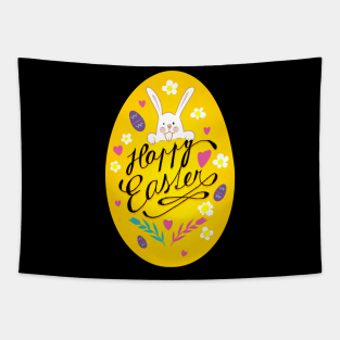 happy eastern egg Tapestry