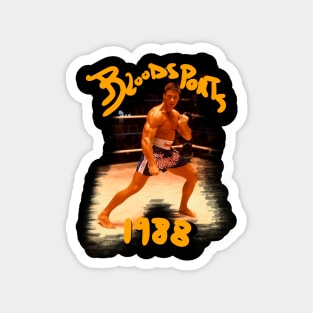 VAN DAMME CLASSIC JCVD BLODSPORTS  1988 Magnet