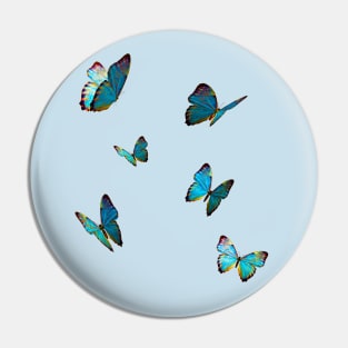 butterflies blue Pin
