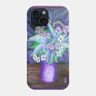 Lilacs, Dogwood and Bleeding Hearts Flowers Phone Case