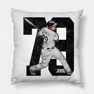 Jose Abreu Chicago W Sketch Pillow