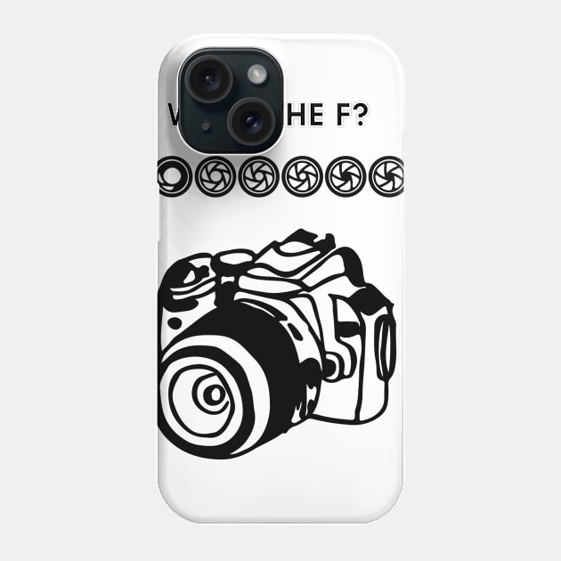 what the f? Phone Case by nomadearthdesign