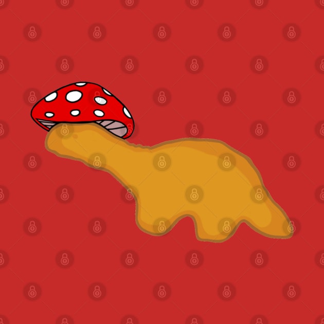 Brontosaurus Dino Nugget Mushie by MushieCreatures