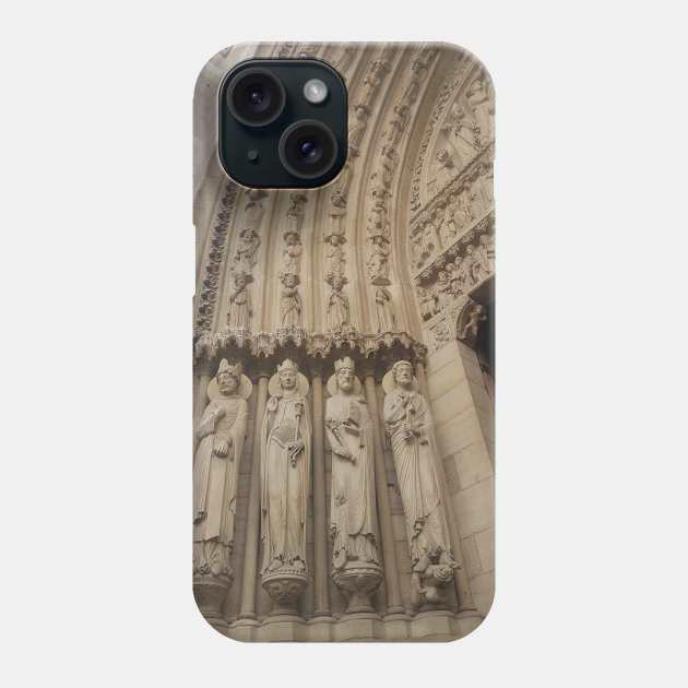 Four Saints Sculpture on the Wall Phone Case by jellysnap