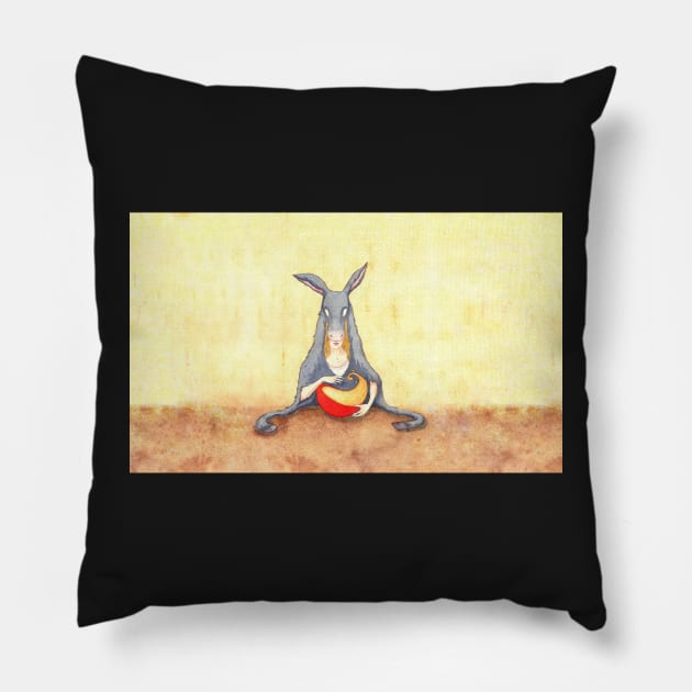 Donkey Skin Pillow by LucyDreams