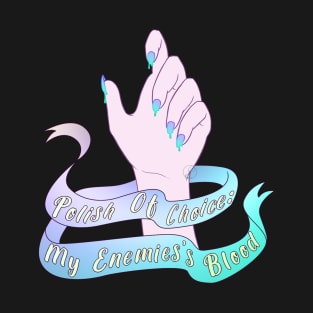 Pastel Goth polish from the enemies T-Shirt