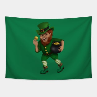 St. Patrick s Day Lucky Leprechaun Tapestry