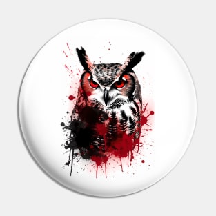 Great Horned Owl Pin