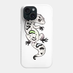 Agender Pride Leopard Gecko Phone Case