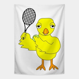 Tennis Chick Tapestry