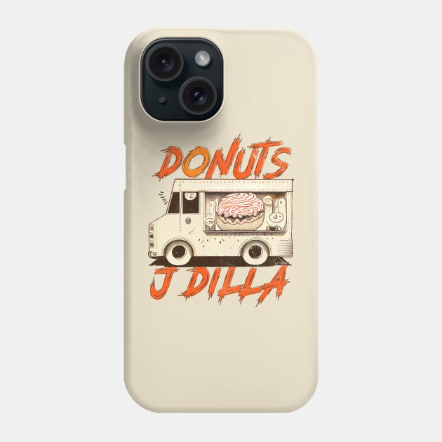 J Dilla /\/\/ Donuts Van Phone Case by DankFutura