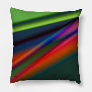 blue green red yellow texture art Pillow