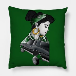 Lowrider chola Pillow