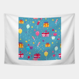 Happy Birthday Party Celebration Pattern 13 Tapestry