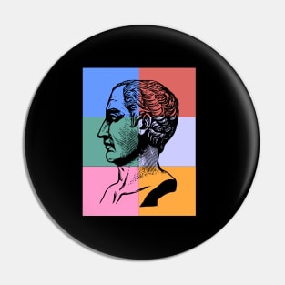 Julius Caesar Fan Art Vintage Pin