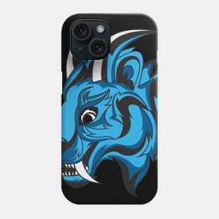 White Fangs Wolf Phone Case