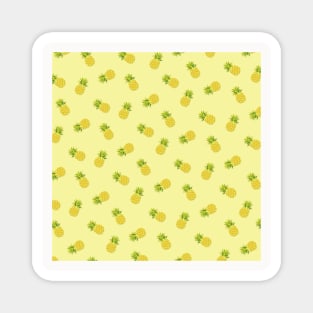 Summer Neck Gator Pineapples Magnet