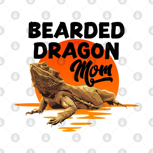 Bearded Dragon Mom by Kudostees