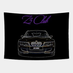 BMW Z3 CLUB FRONT VIEW Tapestry