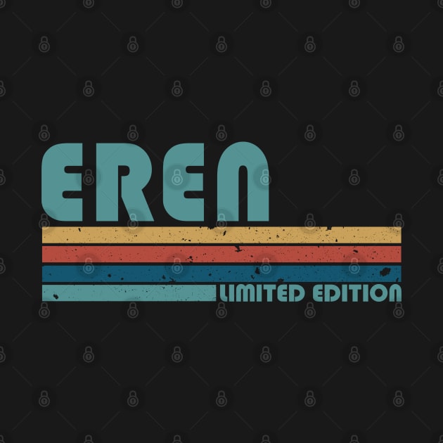 Anime Limited Edition Eren Name Personalized Retro Styles by Cyborgs Are Kissing