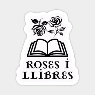 Roses & Books Sant Jordi Magnet