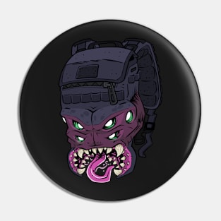 Monster Backpack Pin