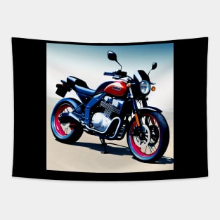 Vintage Sportbike Motorcycle Art Tapestry