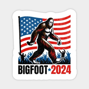 Bigfoot for President 2024 Magnet