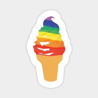 Ice Cream Rainbow Magnet