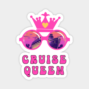Fun Cruise Queen Cruise Vacation Magnet