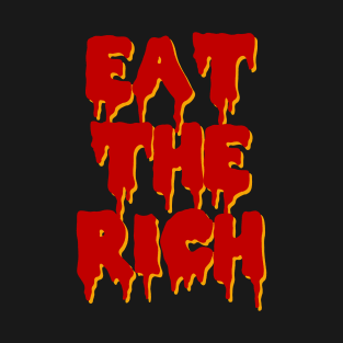 Eat The Rich Graffiti - Punk, Socialist, Leftist, Anarchist T-Shirt