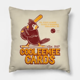 Defunct Cooleemee Cards Baseball Team Pillow