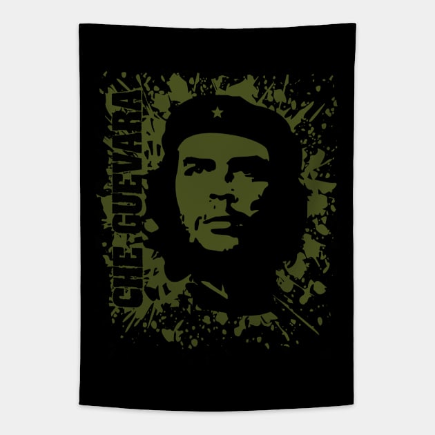 Che Guevara Rebel Cuban Guerrilla Revolution T-Shirt Tapestry by HiDearPrint