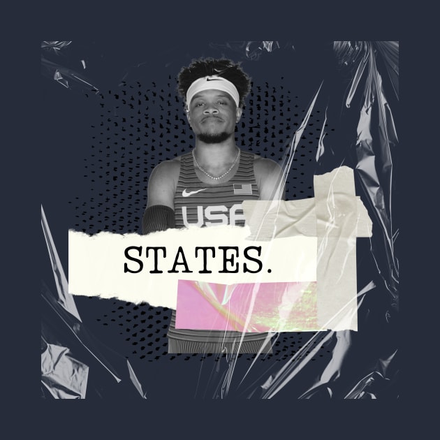 Noah Malone Olympics Sprinter Paralympics T12 STATES by BideniGuess