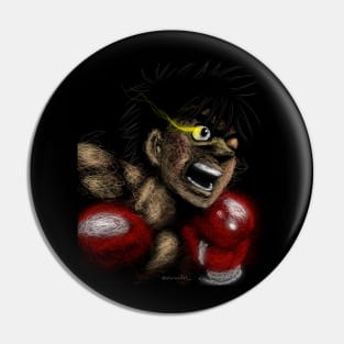 Ippo Makunouchi with Scribble art Pin